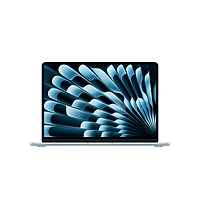 Apple MacBook Air 13.6: Apple M5 chip with 10-core CPU and 10-core GPU, 24GB, 1TB SSD - Sky Blue