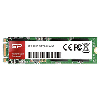 Solid State Drive (SSD) SILICON POWER A55, M.2 2280, 128 GB, SATA
