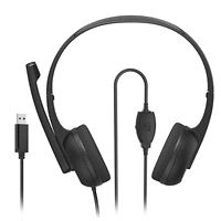 HAMA "HS-USB250 V2" PC Office слушалки, USB-A 139934