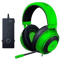 Razer Kraken Tournament Ed. Green gaming headset,Full Audio Controls,THX Spatial Audio,Game/Chat Balance,Frequency response: 12 Hz – 28 kHz,Input power: 30 mW (Max),Drivers: 50 mm, with