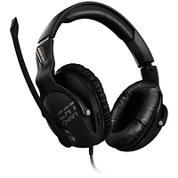 ROCCAT KHAN PRO - Competitive High Resolution Gaming Headset, black,Weight (Headset only):230gr,Cable length:2.45m,jack plug:dual plug 3.5mm (3-pin),Measured Frequency response:10 - 40000Hz