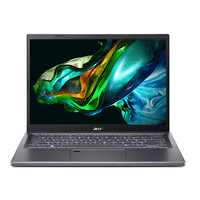 Acer Aspire 5, A514-56M-37LP, Core i3-1315U (up to 4.5GHz, 10MB), 14&quot; WUXGA IPS SlimBezel, 16GB DDR5, 512GB PCIe NVMe SSD, Intel UMA, FHD Cam, Wi-Fi 6AX, BT, FP, KB Backlit, No OS, Gray