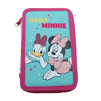 Несесер с пълнеж FILA Minnie, 20 бр. средства Giotto и Lyra, 2 ципа, 20х4.5х12 см