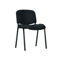 Стол ISO Black EcoLeather изк. кожа Черен