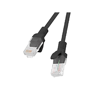 Кабел, Lanberg patch cord CAT.5E 1m, black