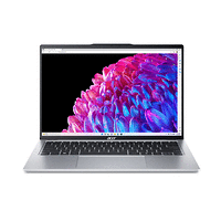 Acer Swift Go 14,SFG14-73-59KB, Intel Core Ultra 5,(up to 4.30GHz, 12MB), 14&quot; 2.2K IPS (2240x1400) sRGB100% SlimBezel, 1*16GB LPDDR5X 6400MHz (1 slot free), 512GB PCIe NVMe SSD, Intel UMA, QHD Ca