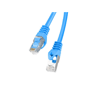 Кабел, Lanberg patch cord CAT.6 FTP 15m, blue