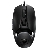 COUGAR AirBlader, Gaming Mouse, PixArt PMW3389 Optical gaming sensor, 16 000 DPI, 2000Hz Poling Rate, 50M gaming switches, 6 Programmable Buttons, 62G Extreme Lightweight Design, Ultraflex