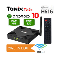 Android TV Box Tanix TX6S 4GB/64GB Android 10 +Dual WiFi +Bluetooth 