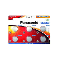 Бутонна батерия литиева PANASONIC CR2032, 3V, 1 бр.