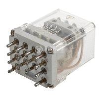 Реле R15, 4PDT, 24VDC, 10A/250VAC, 10A/24VDC Poland
