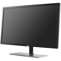 Monitor 31.5" AOC Q3279VWF Silver-Black MVA, 16:9, 2560x1440, 5ms, 250 cd/m2, 3000:1, D-Sub, DVI, HDMI, DP