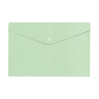 Папка с копче А4  – цветна плътна - пастелно зелена
