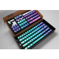 Капачки за механична клавиатура Ducky Azure, 108-Keycap Set ABS, Double-Shot, US Layout