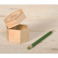 Дървена кутийка-сърце 6 х 5 см с магнитна закопчалка, ARTEMIO BOX 