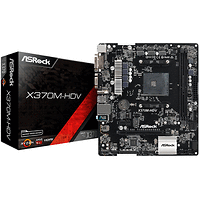 ASROCK X370-HDV AMD AM4 2xDDR4, 1xPCIe x16, 1xPCIe x1, HDMI, DVI-D, D-Sub, 7.1  Audio, 4 SATA3, 1 Ultra M.2 (PCIe Gen3 x4 & SATA3) 6 x USB 3.1 Gen1 (2 Front, 4 Rear), GLAN, 1xLPT (Header),