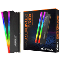 Памет Gigabyte AORUS RGB 16GB DDR4 (2x8GB) 4400MHz  CL19-26-26-46 1.35v