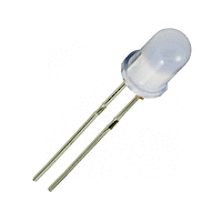 LED 5 мм MDC-50274, GaP 700/565nm 3.2/5mcd, ЧЕРВЕН/ЗЕЛЕН дифузен