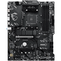 MSI B550 GAMING, ATX, Socket AM4, 4x DDR4 Dual Channel up to 4866+(OC)MHz, 2x PCIe x16 slots, 2x M.2 slots, 2x USB 3.2 Gen 2 (1x Type-C), 2x USB 3.2 Gen 1, 4x USB 2.0, 1x HDMI, 1x DP, 1G