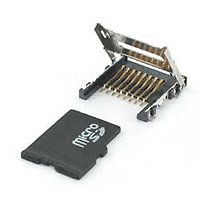 Micro SD съединител, Hinge, SMD