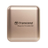 Transcend 2TB, External SSD, ESD420G, USB 20Gbps, Type C, Magsafe, Champagne Gold