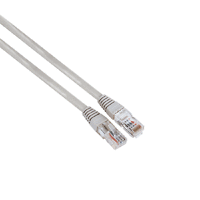 Мрежов кабел HAMA CAT 5e, UTP, RJ-45 - RJ-45, 1.5 m,Сив