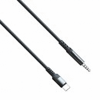 Аудио кабел Earldom ET-AUX38, 3.5mm към Type-C, 1.0м, Черен