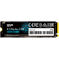 Silicon Power Ace - A60 2TB SSD PCIe Gen 3x4 PCIe Gen3 x 4 & NVMe 1.3, SLC Cache, HMB - Max 2200/1600 MB/s
