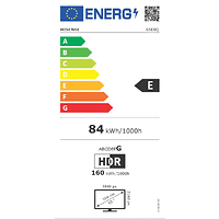 Hisense 65&quot;E8Q, 4K Ultra HD 3840x2160, ULED, Quantum Dot,144 Mhz, HDR 10+, HLG, Dolby Vision, Smart TV,Light Sensor,WiFi Direct, BT, Anyview Cast,Built-in,Subwoofer, 4xHDMI, 2xUSB, LAN, CI+, DVB-