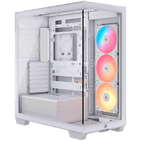 CORSAIR 3500X RSR ARGB Tempered Glass Mid-Tower, White