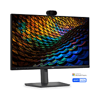 Dell P2426HEB, 23.8" Conferencing Monitor, IPS Anti-Glare, 5ms, 120 Hz, 1500:1, 300 cd/m2, FHD 1920x1080, 99% sRGB, HDMI, Display Port, USB-C Hub, RJ45, Webcam, Mic, Speacers, KVM Switch, PD 90W,