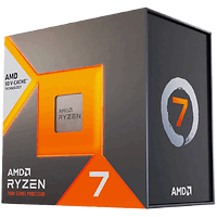 AMD CPU Desktop Ryzen 7 8C/16T 7700X3D (4.5GHz,104MB,120W,AM5) box