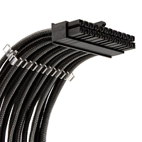 Комплект оплетени кабели PHANTEKS, Black/Gray