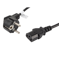 Lanberg CEE 7/7 -> IEC 320 C13 power cord 1.8m VDE