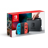 Nintendo Switch with Neon Blue / Neon Red Joy-Con Controllers