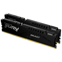 Памет Kingston FURY Beast Black 64GB(2x32GB) DDR5 PC5-41600 5200MHz CL40 KF552C40BBK2-64
