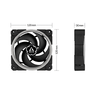Вентилатори ARCTIC BioniX P120 A-RGB Black 120mm 3 Броя - с включен контролер