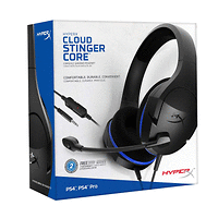 Геймърски слушалки HyperX, Cloud Stinger Core, Микрофон, Черен/Син