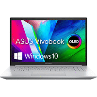 Asus Vivobook Pro OLED KM3500QA-OLED-L521W, AMD Ryzen 5 5600H 3.3 GHz(16M Cache, up to 4.2GHz)15.6&quot; FHD, Glare(1920x1080), 400nits ,HDR,16GB DDR4 (ON BD.),512G PCIEG3 SSD,AMD Radeon GraphicSWindo
