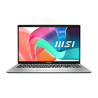 MSI Modern 15 F1MG, Intel Core 5 processor 120U (10C/12T, up to 5 GHz, 12 MB), 15.6" FHD (1920x1080), IPS-Level, Intel Graphics 96EU 1.3 GHz, 16GB DDR4 2x8 3200MHz, 512GB PCIe Gen4x4 SSD, Intel W