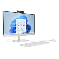 HP All-in-One 24-cr0004nu Shell White, Core i7-1355U(up to 5GHz/12MB/10C), 23.8&quot; FHD AG IPS + FHD IR Camera,16GB 3200Mhz 2DIMM, 1TB PCIe SSD, WiFi 6+BT5.3, HP Keyboard &amp; HP Mouse, Free DOS, 2