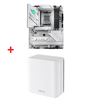Asus ROG Strix B850-A Gaming Wi-Fi + Asus Mesh WiFi system, ZenWiFi BD4 1PK, BE3600, Dual-Band, up to 240m2, Quad-Core 1.5GHz CPU, 128MB/512MB Flash/RAM, 2.5G dual-port, Smart Home Master SSIDs, AiPro