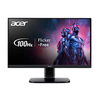 Acer KA240YHbi, 23,8&quot; Wide VA, Full HD 1920x1080, LED Anti-Glare, 1ms VRB, 100Hz, Freesync, 100M:1 DCR, 250 cd/m2, VGA, HDMI, Tilt, VESA, Black