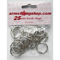 Book Rings 1" - Рингове за албуми 25mm. / 24бр.