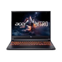 Acer Nitro V16, Intel  Core 7 240H(10C/16T, up to 5.20 GHz, 24MB),16" WQXGA (2560X1600) IPS 180Hz, 16GB DDR5, (1 slot free), 1024GB PCIe NVMe SSD, RTX 5060 8GB GDDR7  572 AI TOPS, WiFi 6, BT.5.2,