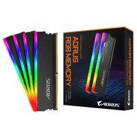 Памет Gigabyte AORUS RGB 16GB DDR4 (2x8GB) 3733MHz  CL18-19-19-39 1.35v с Демо Кит