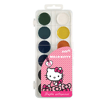 Водни бои Kite Hello Kitty медени 12 цвята 