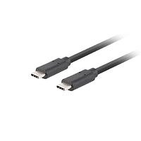 Кабел, Lanberg Cable USB-C M/M 3.1 GEN 2 CABLE 1.8M 10GB/S PD100W Black