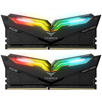 Памет Team Group T-Force NIGHT HAWK RGB DDR4, 16GB(2x8GB), 3200 mhz, CL16-18-18-38, 1.35V, Черен