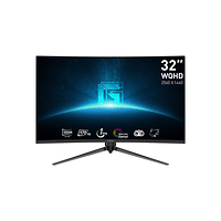 MSI G32CQ5P, 170Hz, 1ms, VA, 2560x1440 (WQHD), Curve 1500R, Adaptive-Sync, HDR Ready,  Anti-Flicker, Less Blue Light, Night Vision, 3000:1, 100M:1, DP, 2x HDMI 2.0b, 1x Earphone out, Tilt, Height. Adj